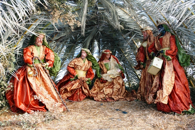 December 24 - Christmas Eve - Ermioni nativity display
